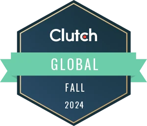 Clutch Clutch Global Award Fall 2024 award badge