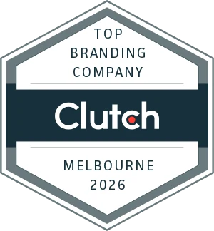 Clutch Top Branding Company, Melbourne 2026 award badge