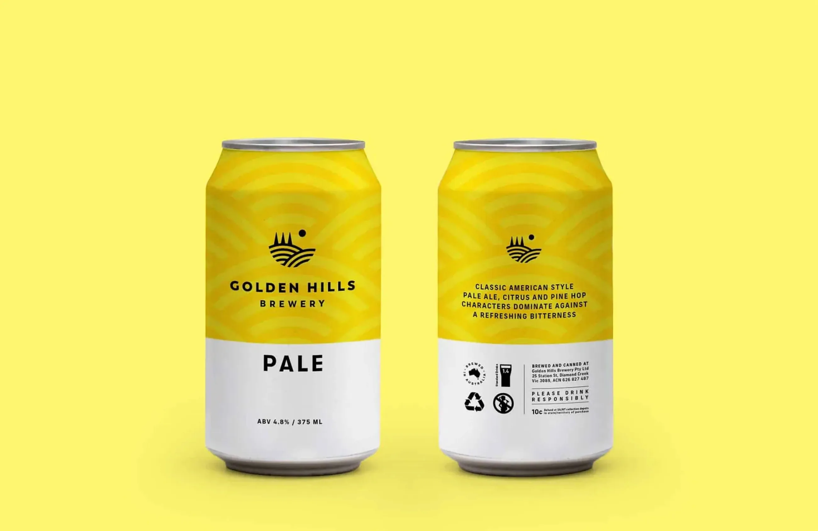 Golden Hills Brewery, work sample