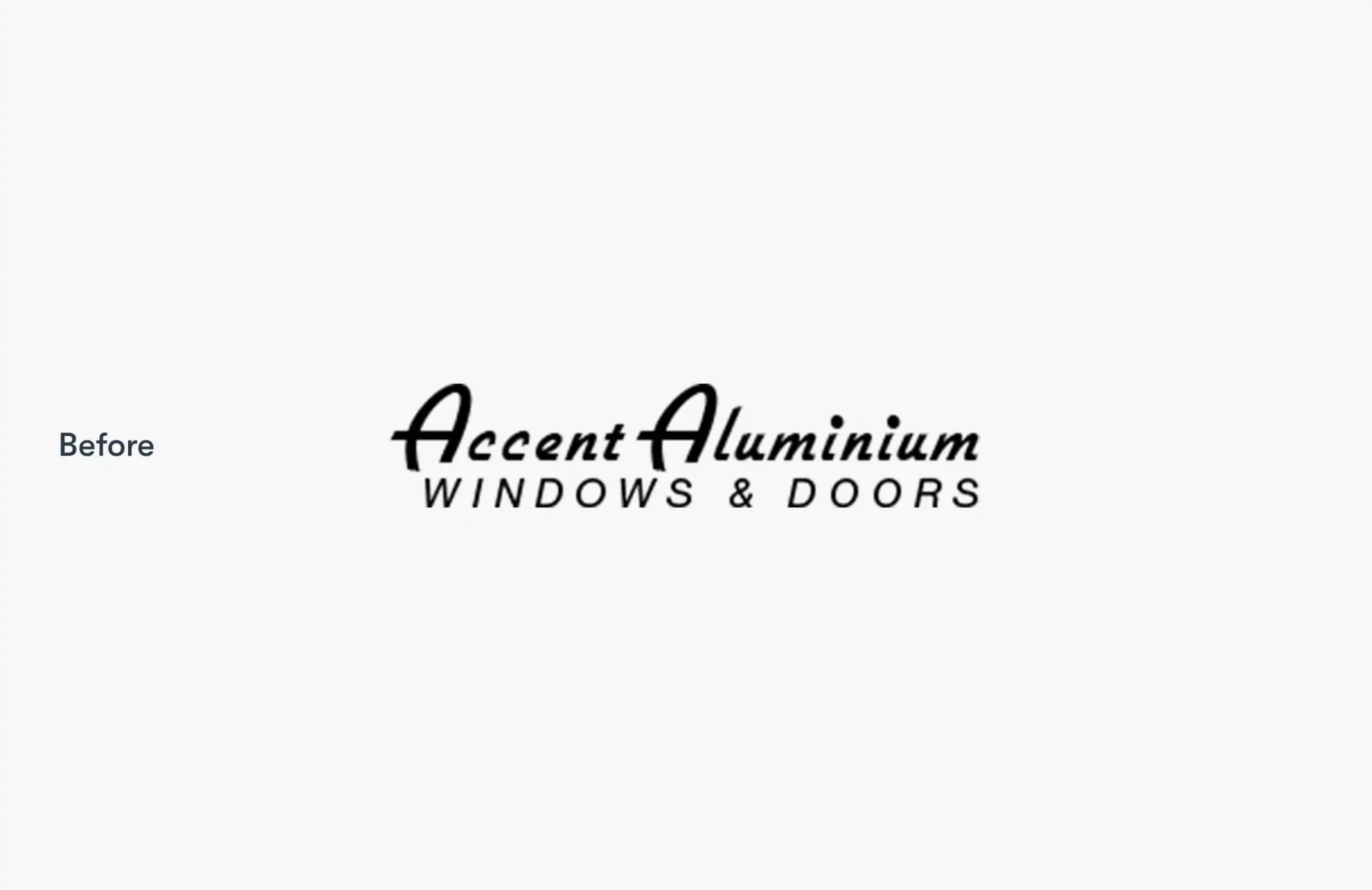 Accent doors & windows, work sample