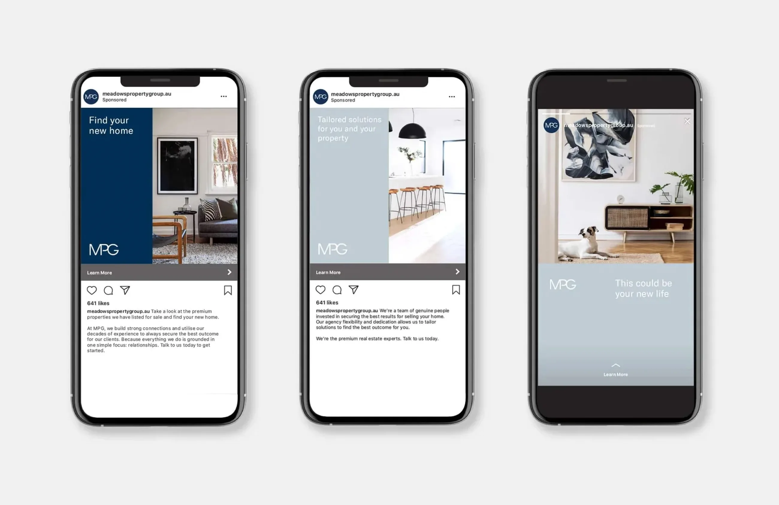 Meadows Property Group, work sample