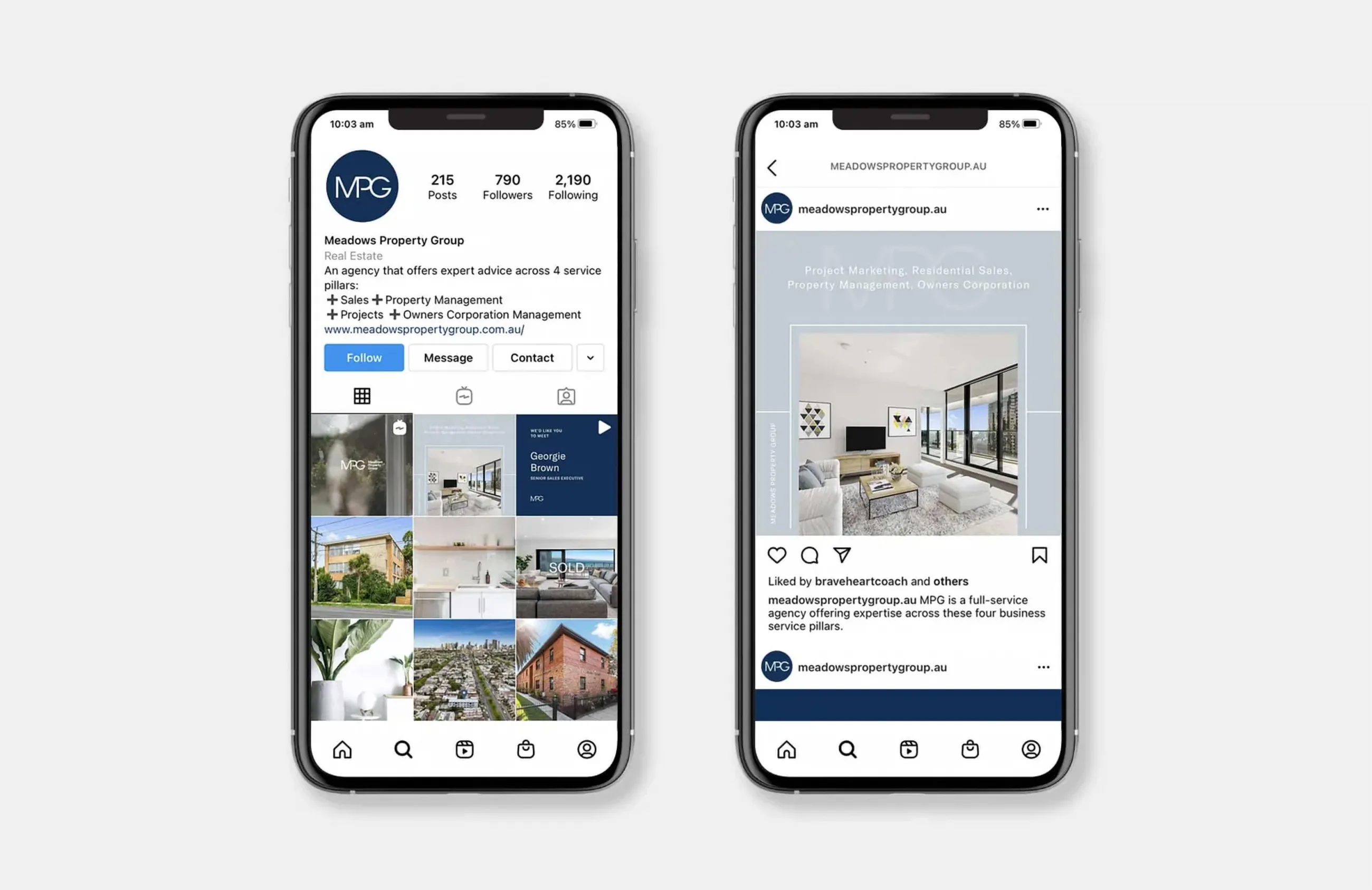 Meadows Property Group, work sample