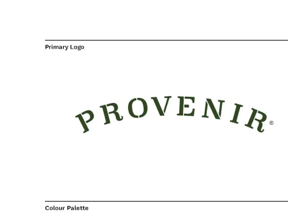 Provenir brand identity