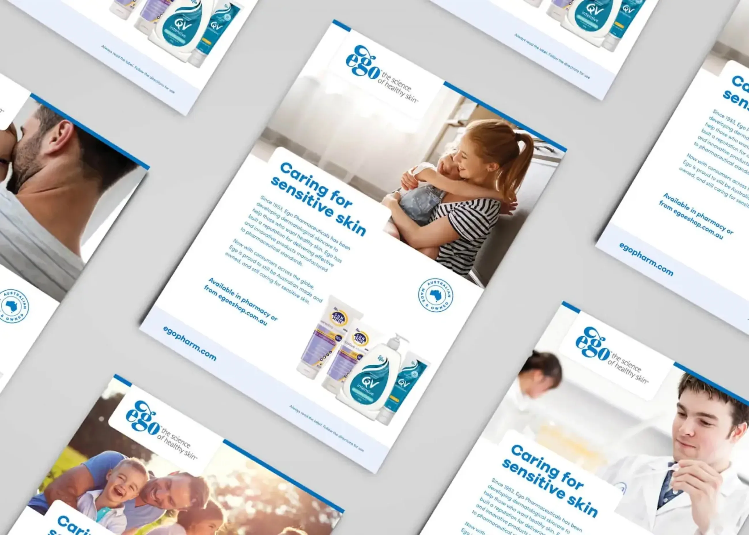 Ego pharmaceuticals brand identity by Bellman