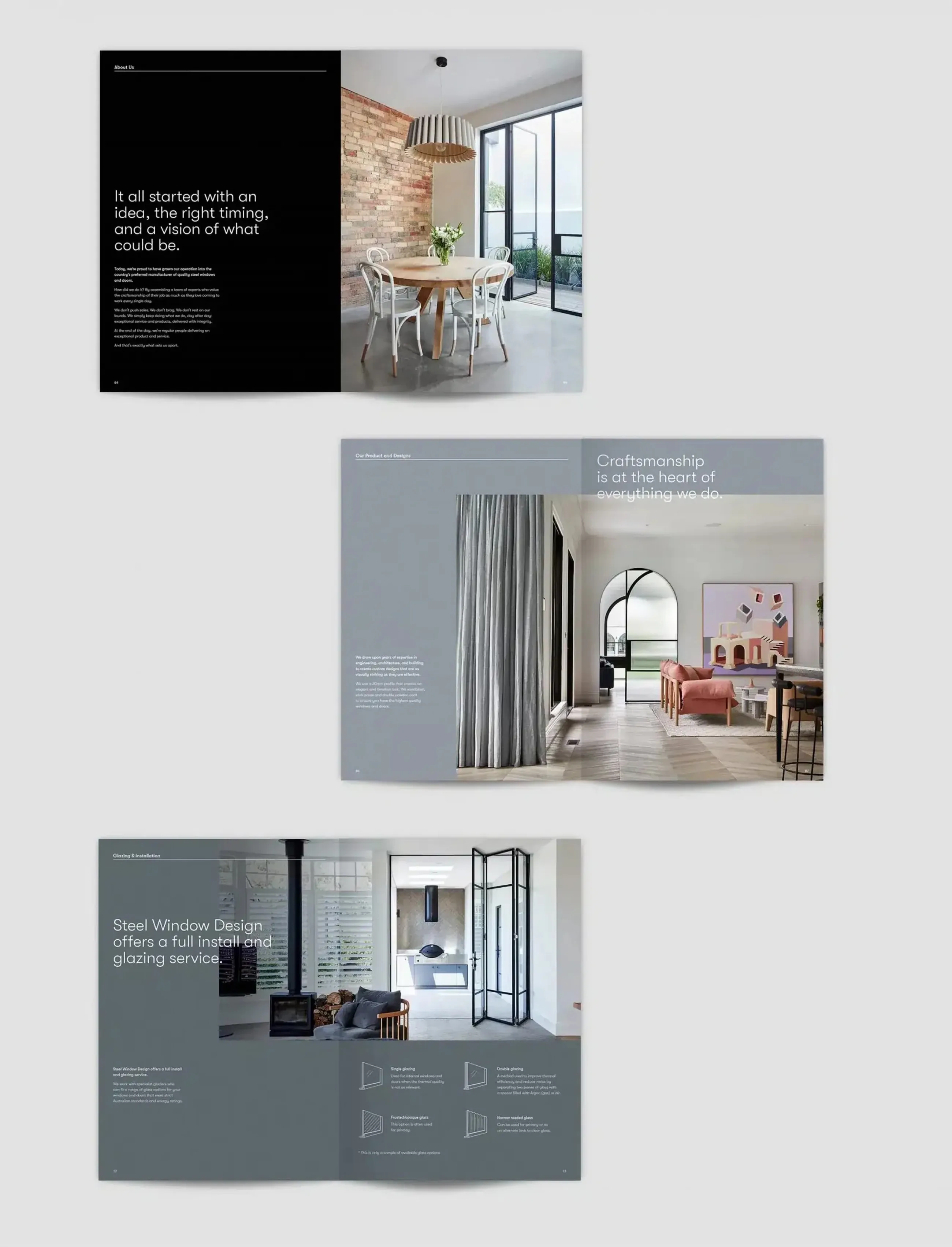 Window design, work sample