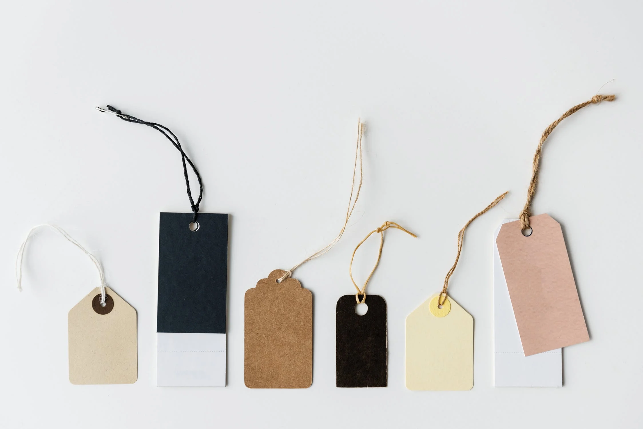 Multiple Color Paper Tags